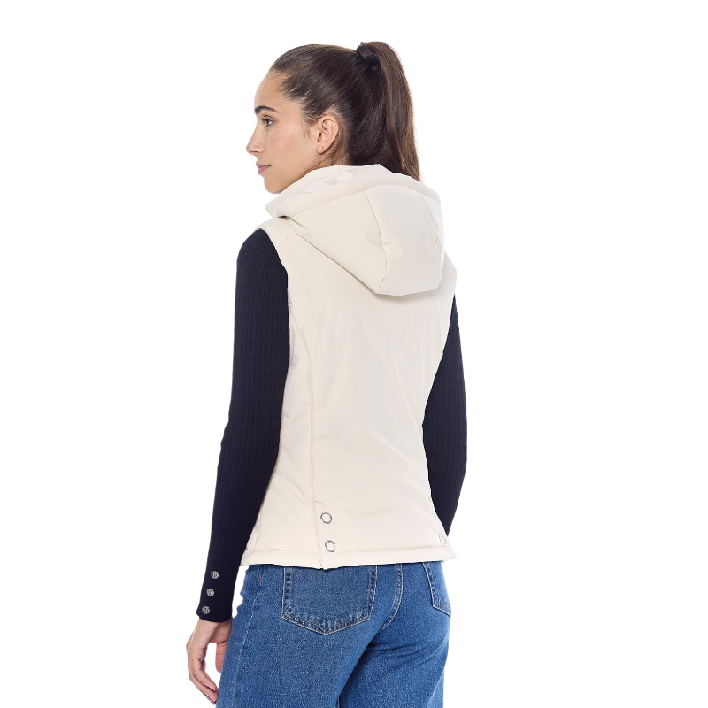 Harcour - Gilet sans manches femme Bernie ivoire | - Ohlala