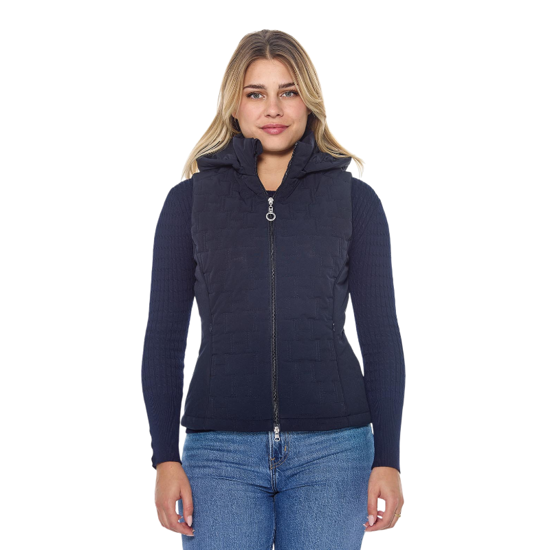 Harcour - Gilet sans manches femme Bernie marine | - Ohlala