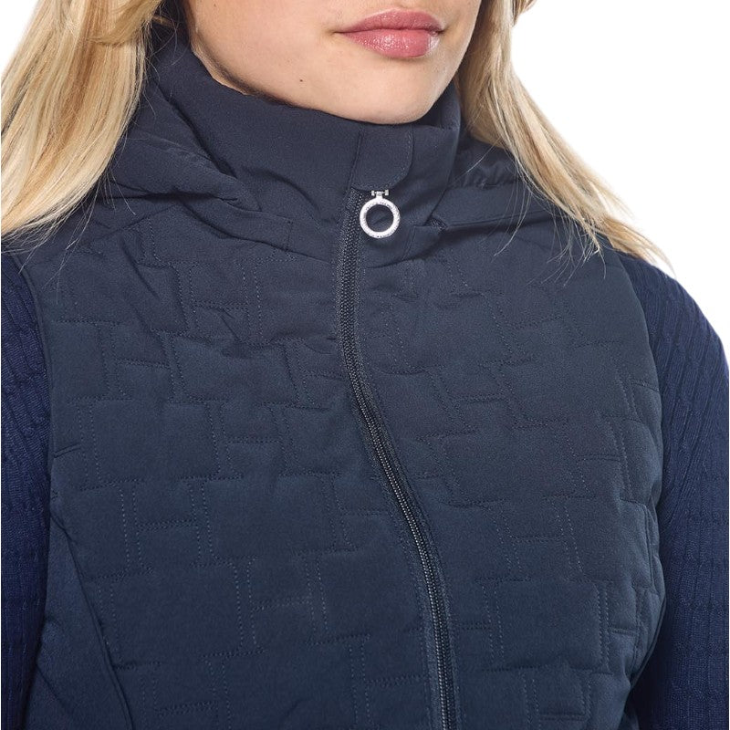 Harcour - Gilet sans manches femme Bernie marine | - Ohlala