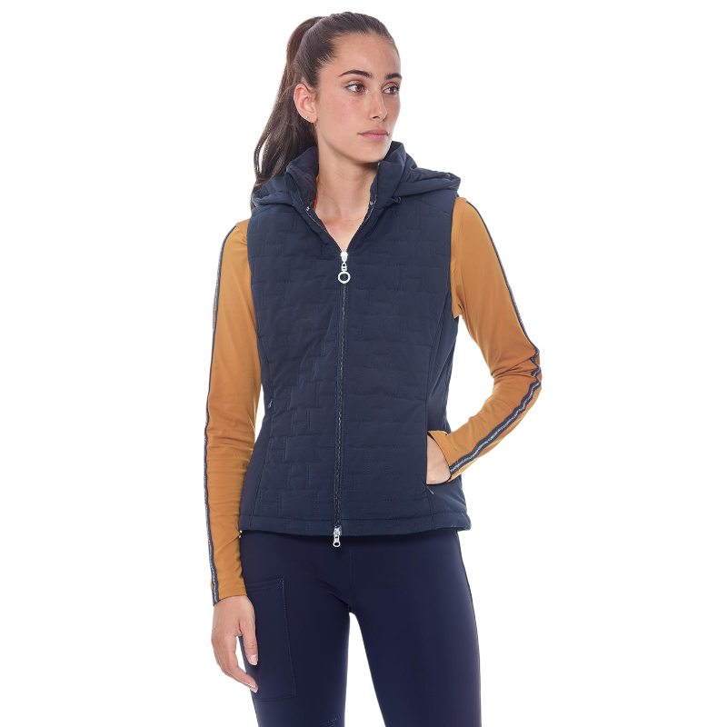 Harcour - Gilet sans manches femme Bernie marine | - Ohlala