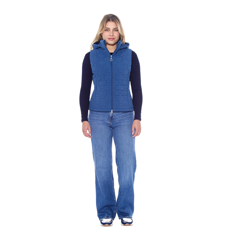Harcour - Gilet sans manches femme Bernie steel blue | - Ohlala