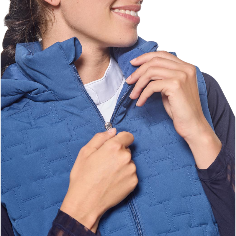Harcour - Gilet sans manches femme Bernie steel blue | - Ohlala