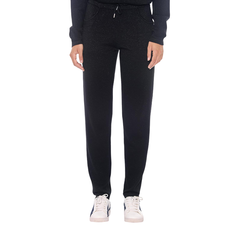 Harcour - Jogging femme Joggi noir shiny | - Ohlala