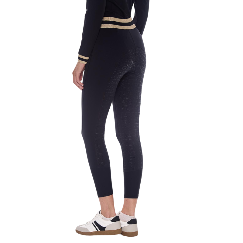 Harcour - Legging d'équitation femme Vega noir | - Ohlala