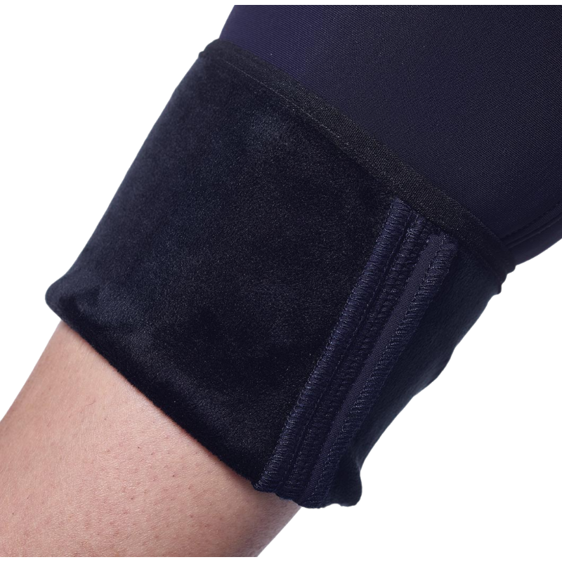 Harcour - Legging d'équitation polaire femme Lili marine | - Ohlala