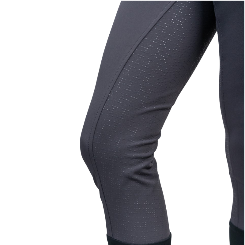 Harcour - Pantalon d'équitation femme Boogie dark grey/ rose gold | - Ohlala