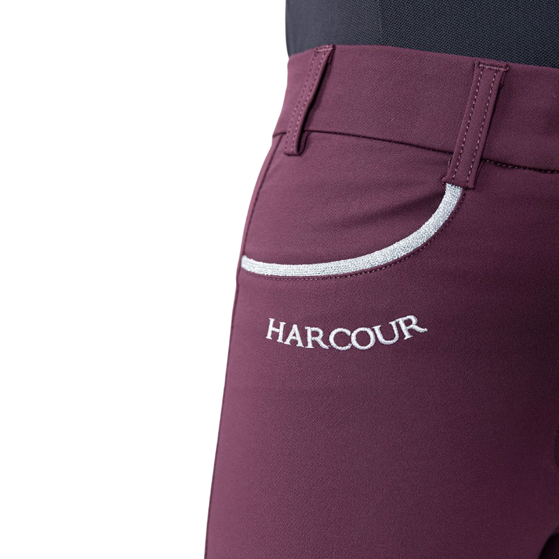 Harcour - Pantalon d'équitation femme Jaltika aubergine | - Ohlala