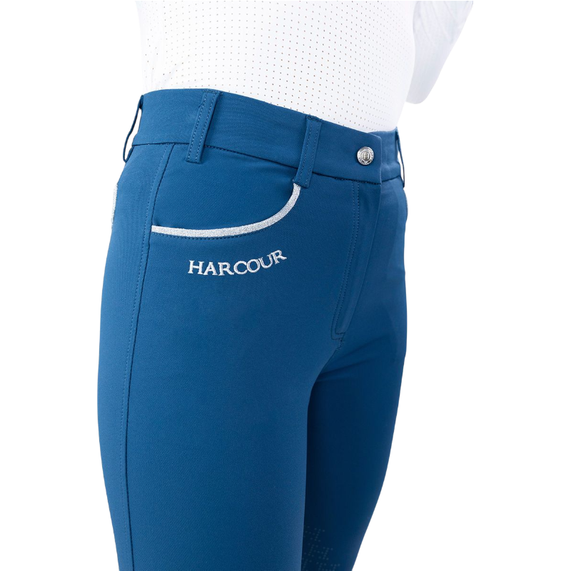 Harcour - Pantalon d'équitation femme Jaltika bleu lagon | - Ohlala