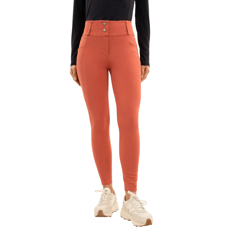 Harcour - Pantalon d'équitation femme Luce pamplemousse | - Ohlala