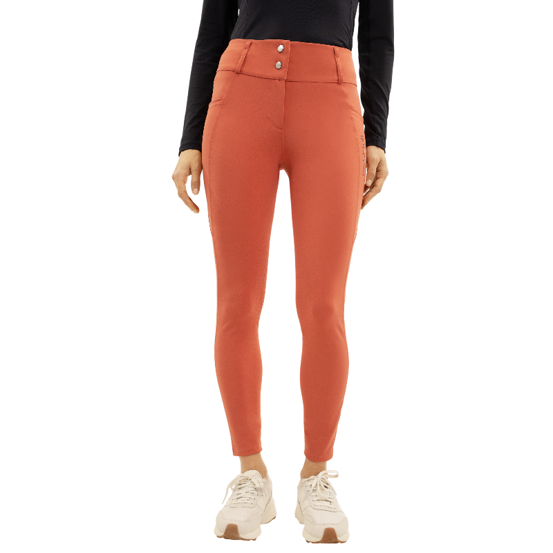 Harcour - Pantalon d'équitation femme Ludivine pamplemousse | - Ohlala