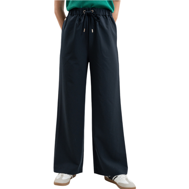 Harcour - Pantalon fluide femme Paisley marine | - Ohlala