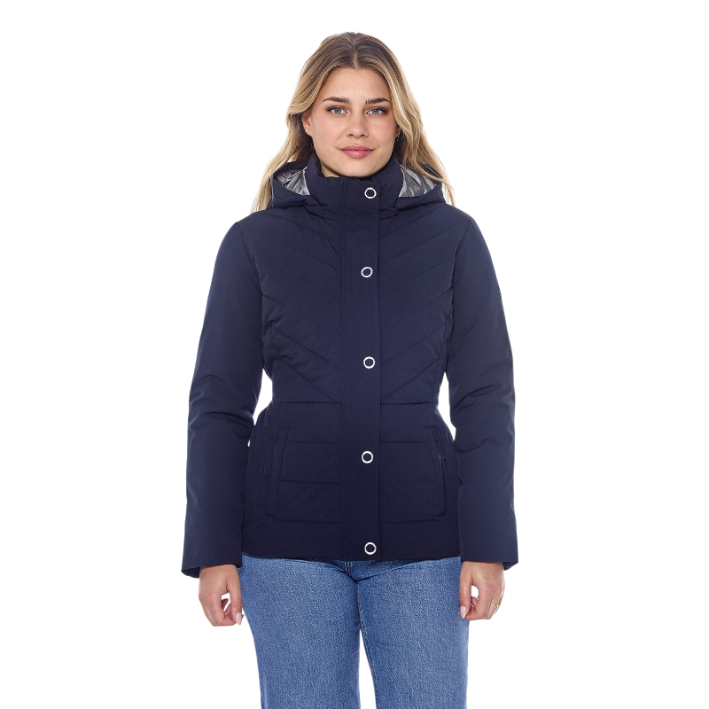 Harcour - Parka femme Jolina marine | - Ohlala