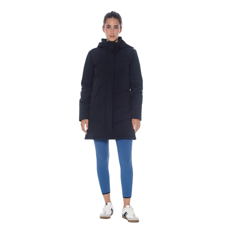 Harcour - Parka longue femme Pich noir | - Ohlala