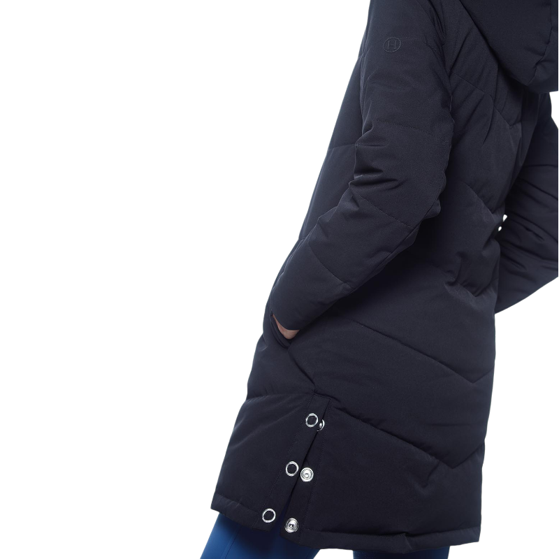 Harcour - Parka longue femme Pich noir | - Ohlala