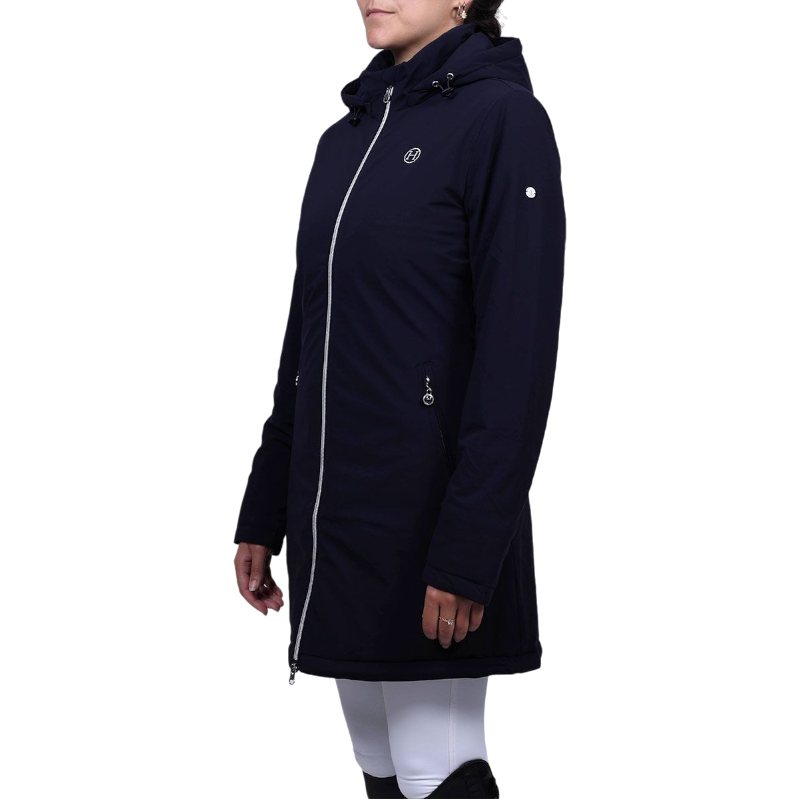 Harcour - Parka longue femme Robertah marine | - Ohlala