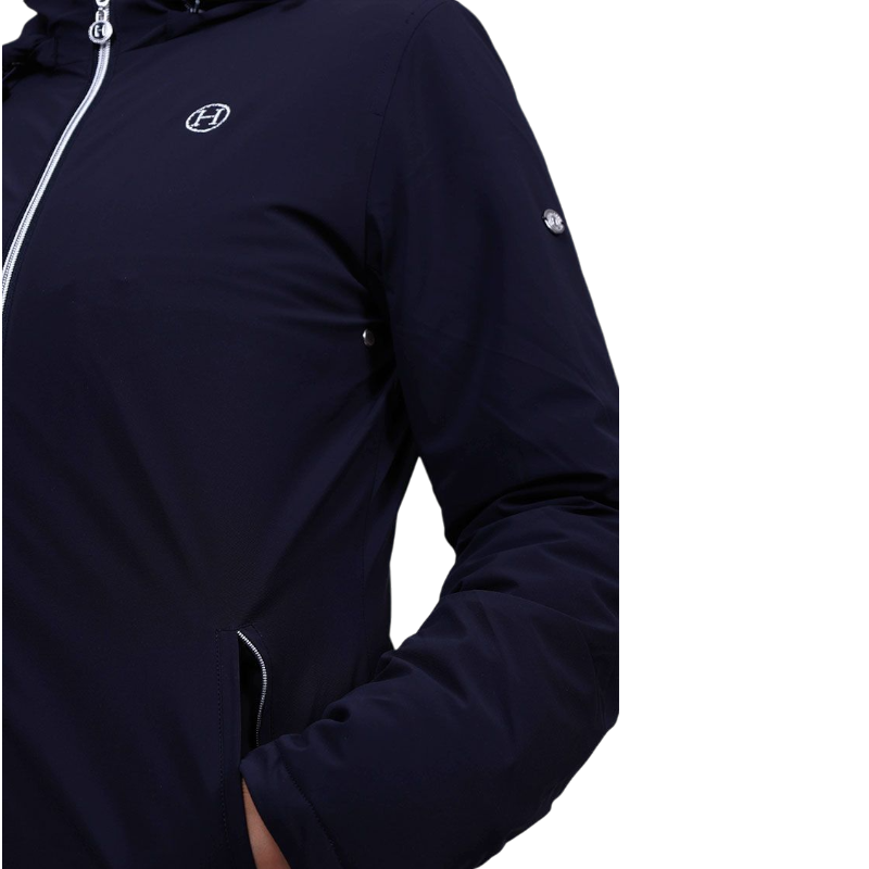 Harcour - Parka longue femme Robertah marine | - Ohlala