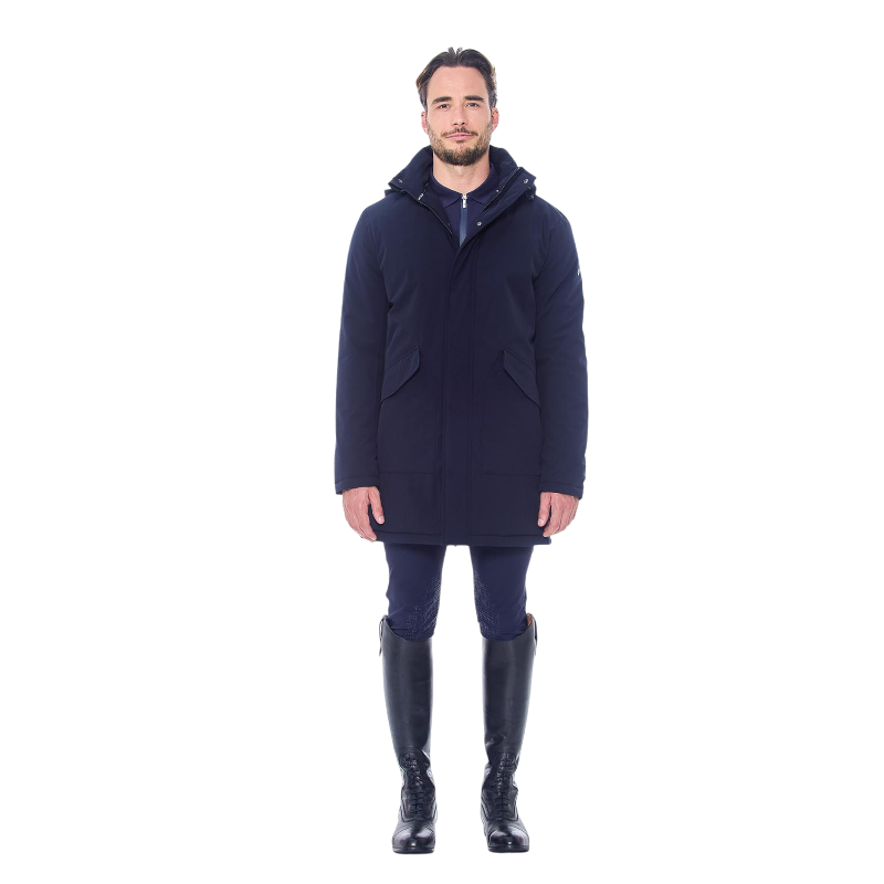Harcour - Parka longue homme Paulin marine | - Ohlala