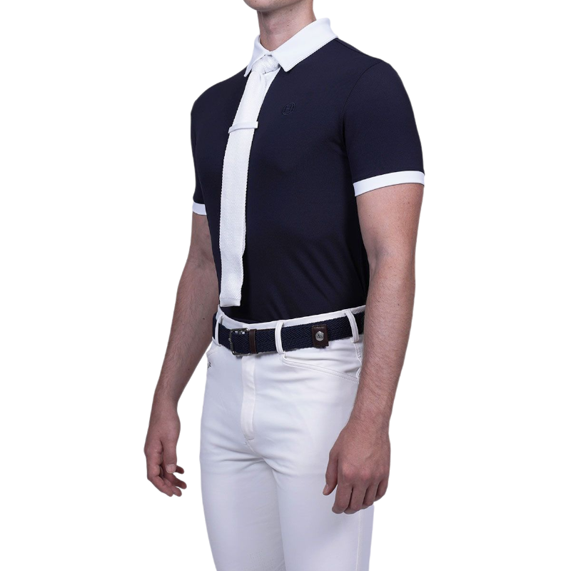 Harcour - Polo de concours manches courtes homme Preston marine | - Ohlala