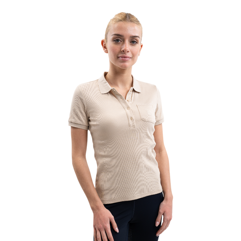 Harcour - Polo manches courtes femme Pamoly lin | - Ohlala
