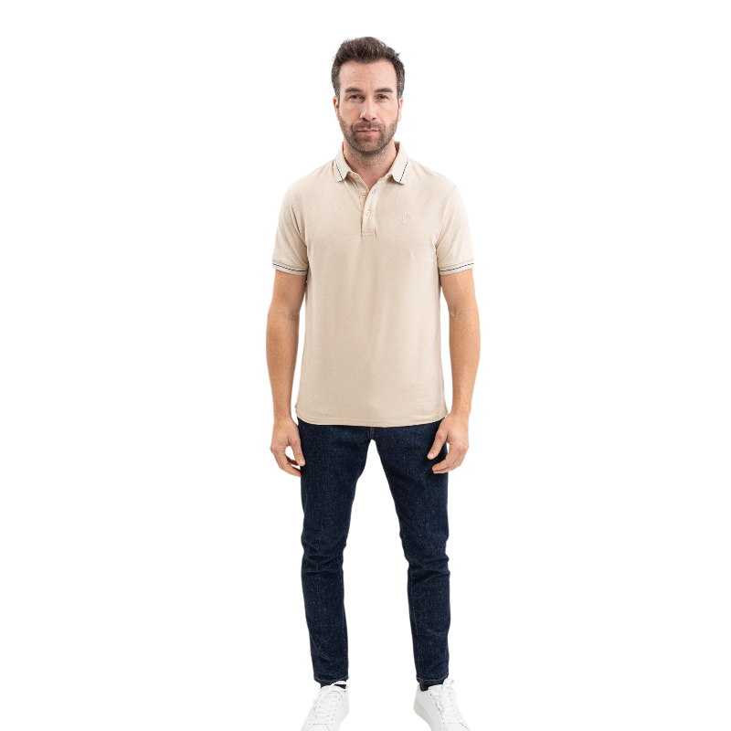 Harcour - Polo manches courtes homme Oscar lin | - Ohlala