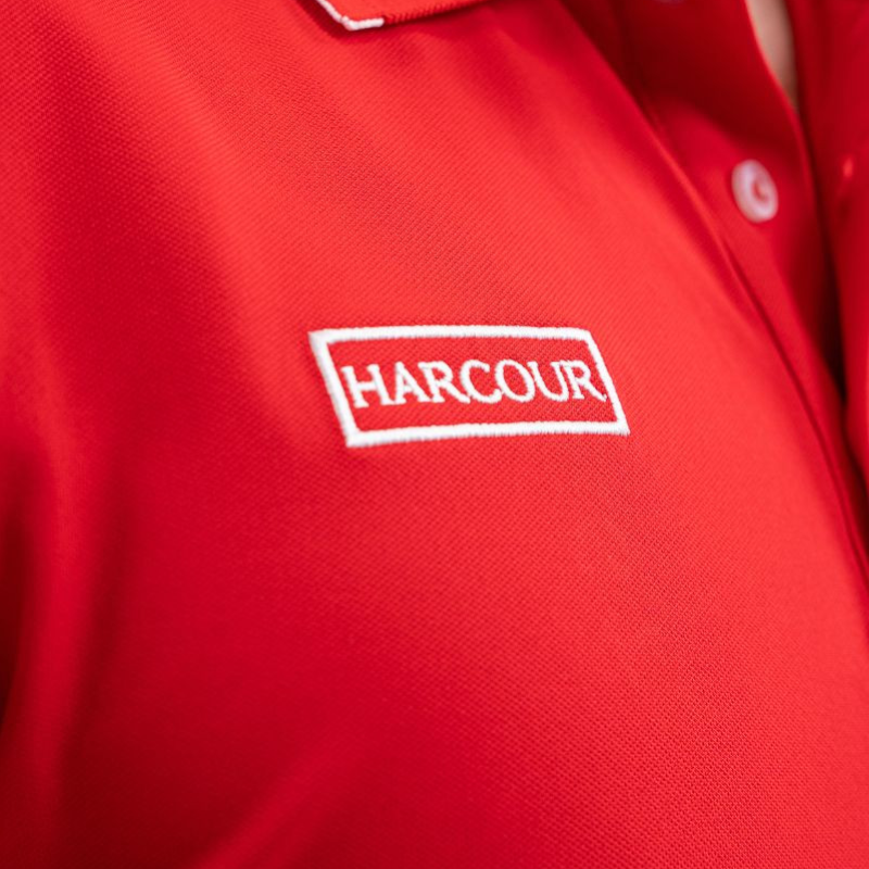 Harcour - Polo manches courtes homme Swiss Equestrian Friends Dranse rouge | - Ohlala