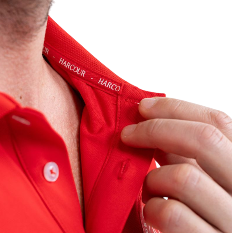 Harcour - Polo manches courtes homme Swiss Equestrian Friends Dranse rouge | - Ohlala