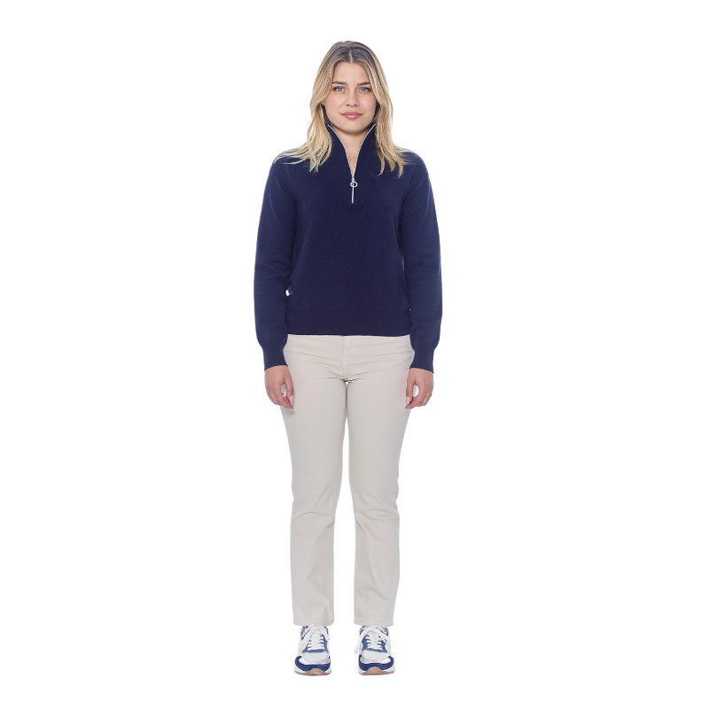 Harcour - Pull manches longues femme Pachana marine | - Ohlala