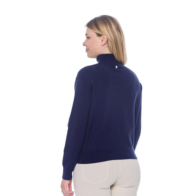 Harcour - Pull manches longues femme Pachana marine | - Ohlala