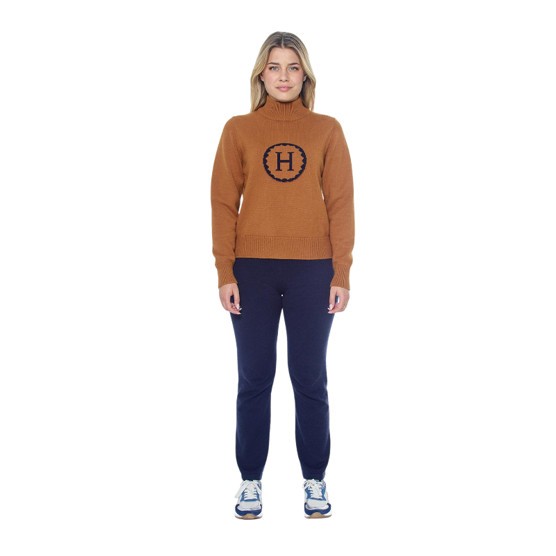 Harcour - Pull manches longues femme Plaza golden yellow | - Ohlala