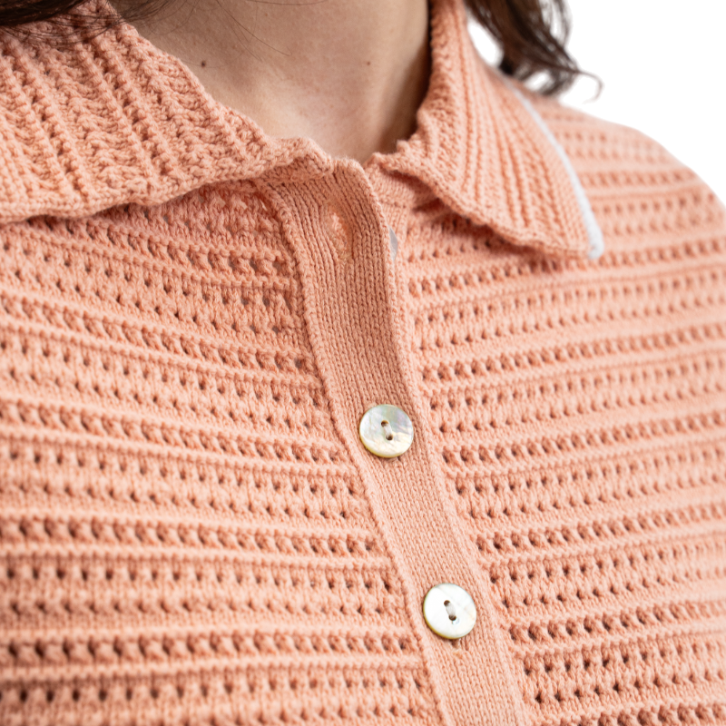 Harcour - T-shirt manches courtes femme Pony abricot | - Ohlala