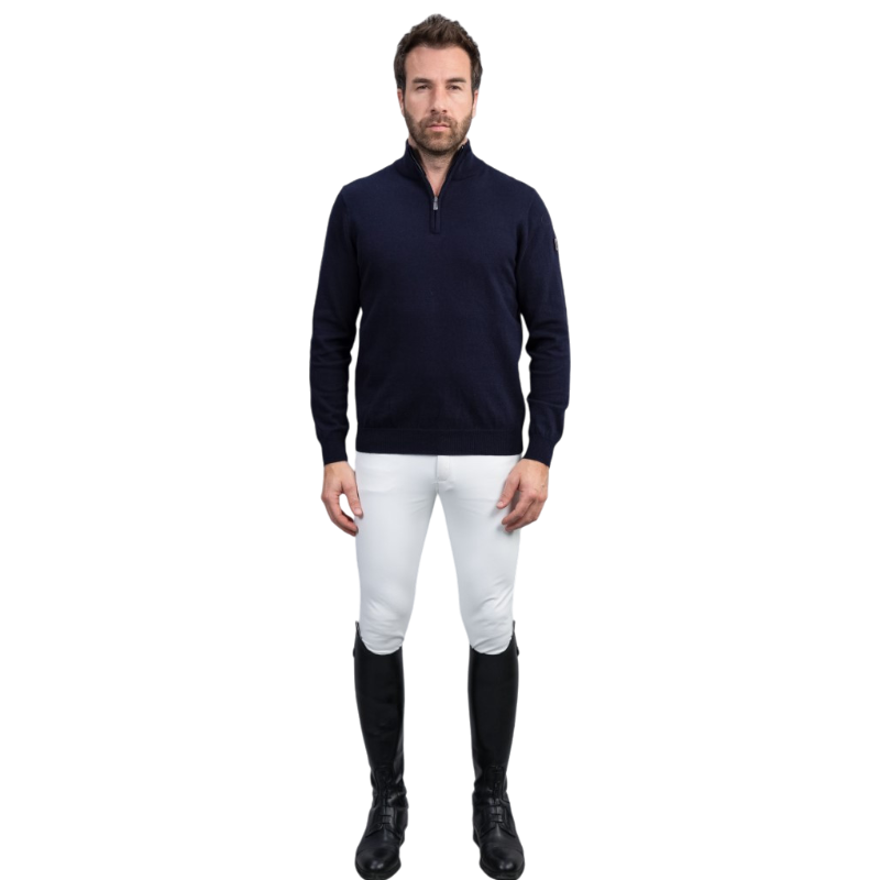 Harcour - Pull manches longues homme Parmo marine | - Ohlala