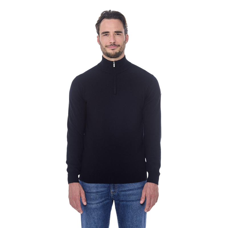 Harcour - Pull manches longues homme Parmo noir | - Ohlala