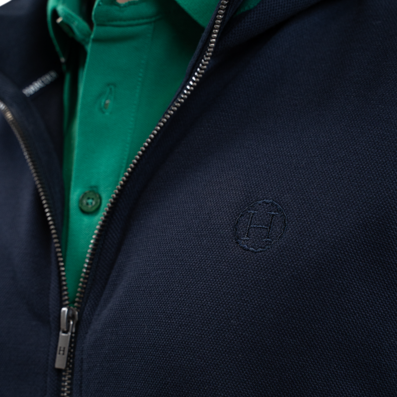 Harcour - Pull manches longues homme Simon marine | - Ohlala