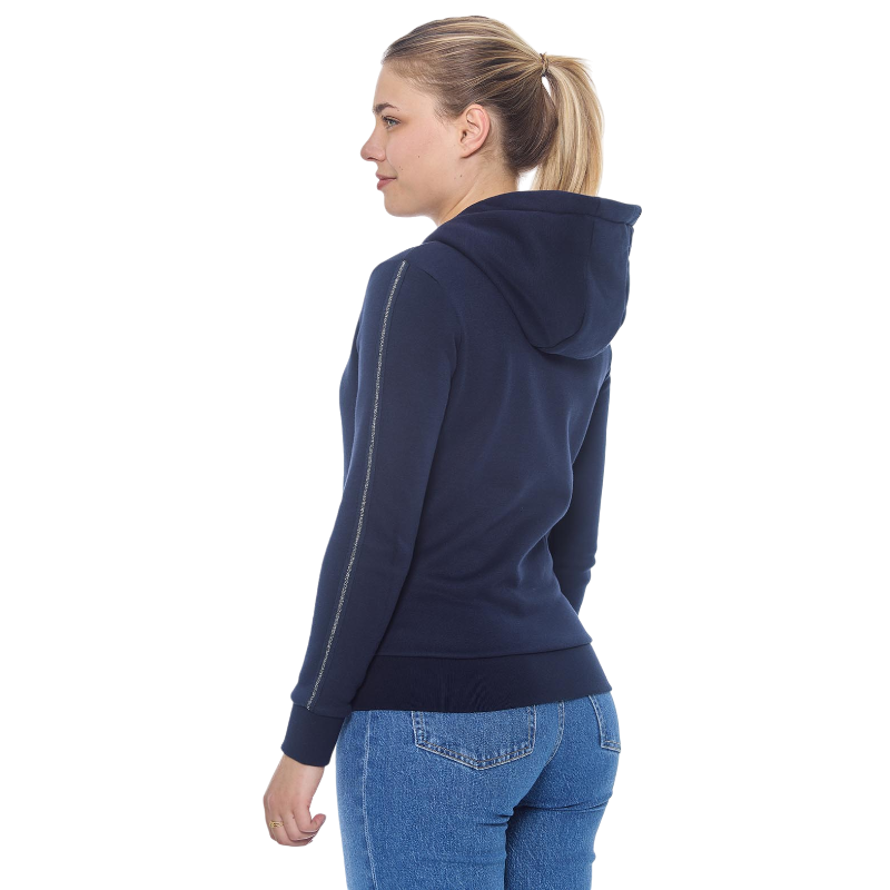 Harcour - Sweat à zip manches longues femme Sworm marine | - Ohlala