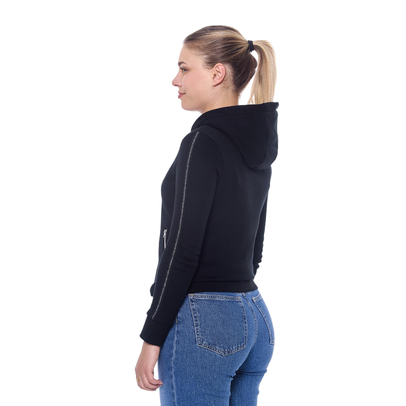 Harcour - Sweat à zip manches longues femme Sworm noir | - Ohlala