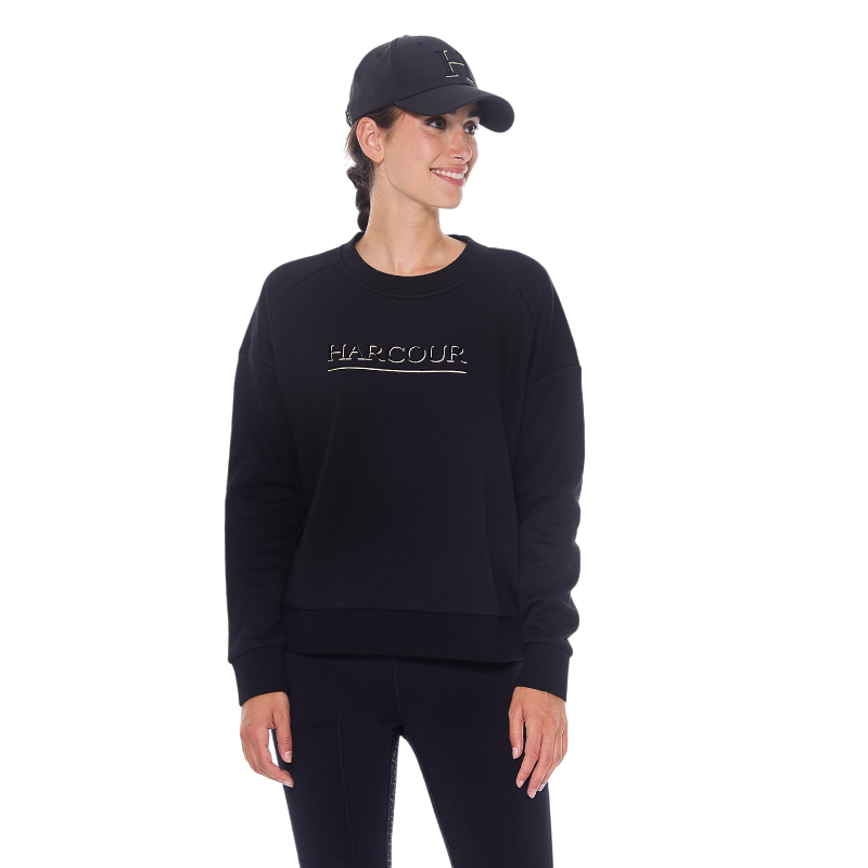 Harcour - Sweat manches longues femme Mira noir | - Ohlala