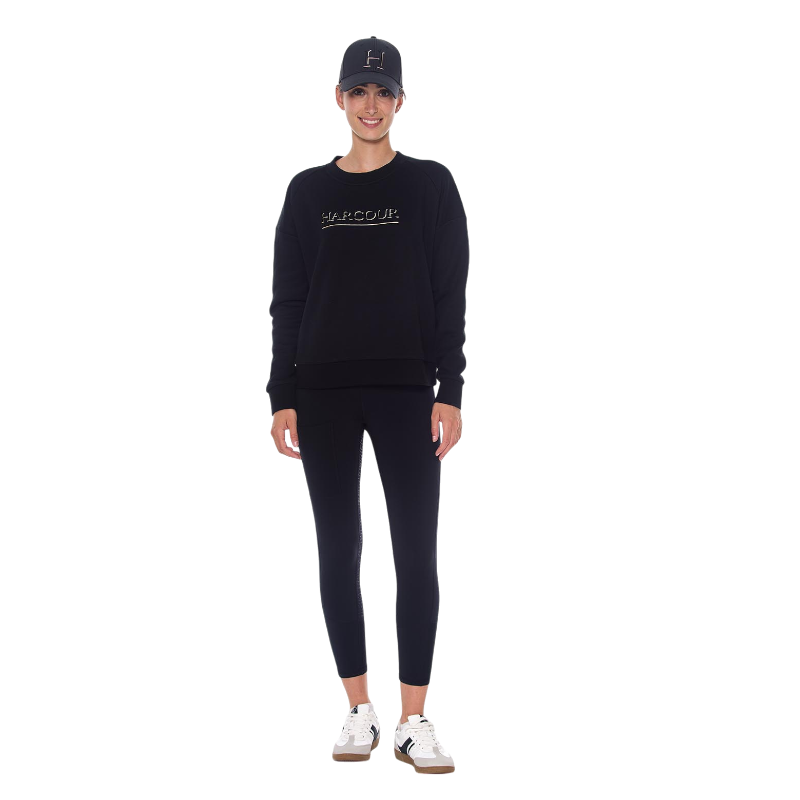 Harcour - Sweat manches longues femme Mira noir | - Ohlala