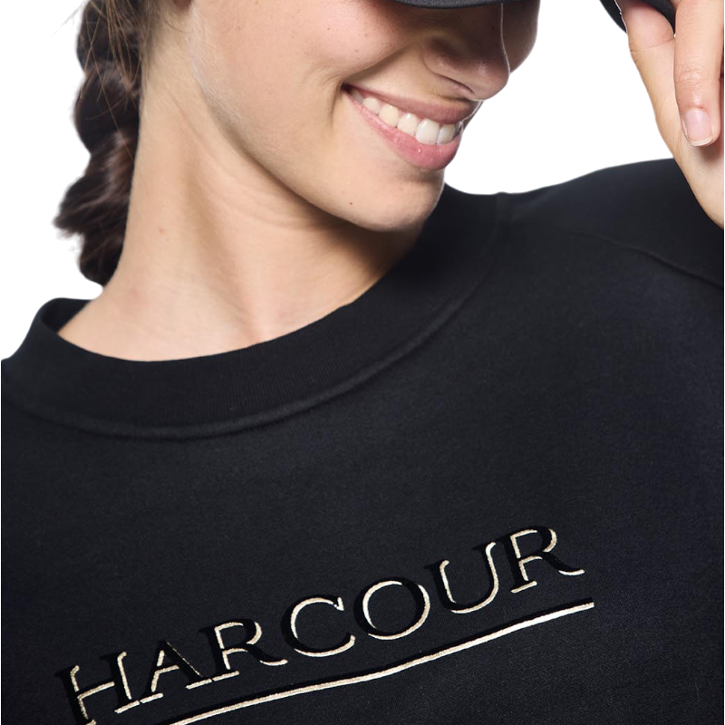 Harcour - Sweat manches longues femme Mira noir | - Ohlala