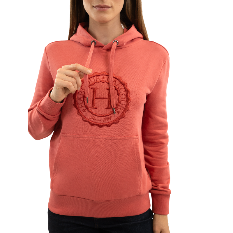 Harcour - Sweat manches longues femme Sama pamplemousse | - Ohlala