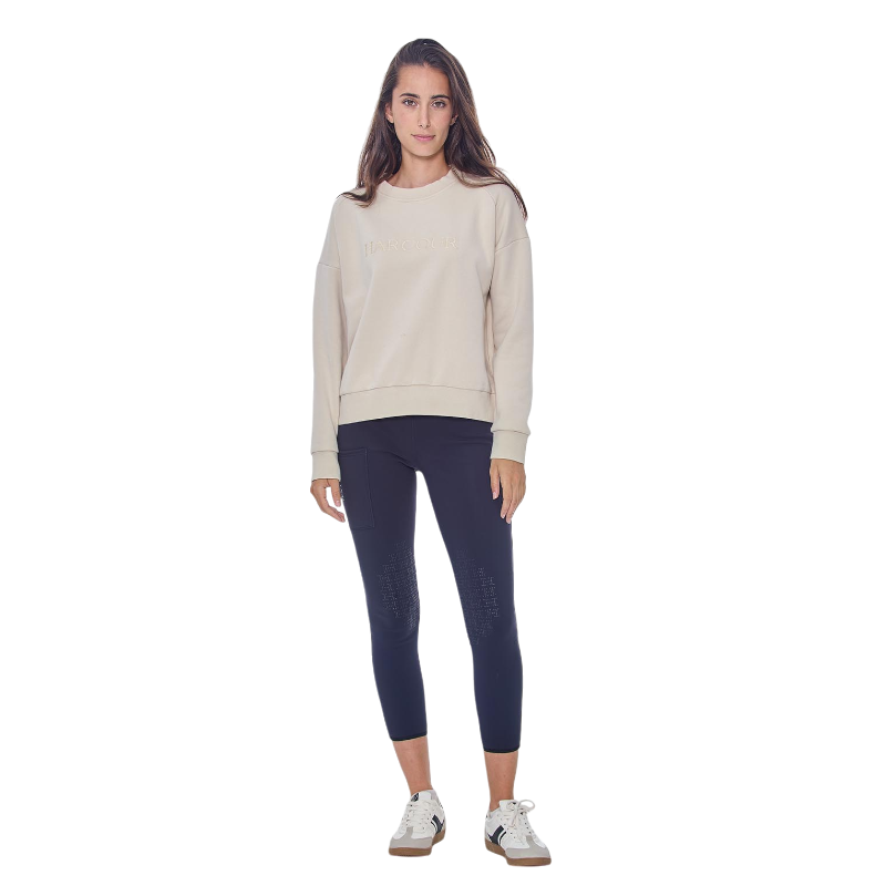 Harcour - Sweat manches longues femme Sirius ivoire | - Ohlala