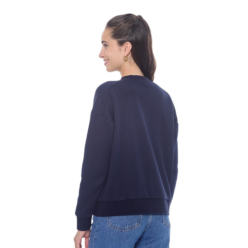 Harcour - Sweat manches longues femme Sirius marine | - Ohlala