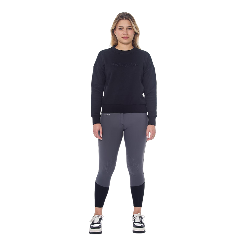 Harcour - Sweat manches longues femme Sirius noir | - Ohlala