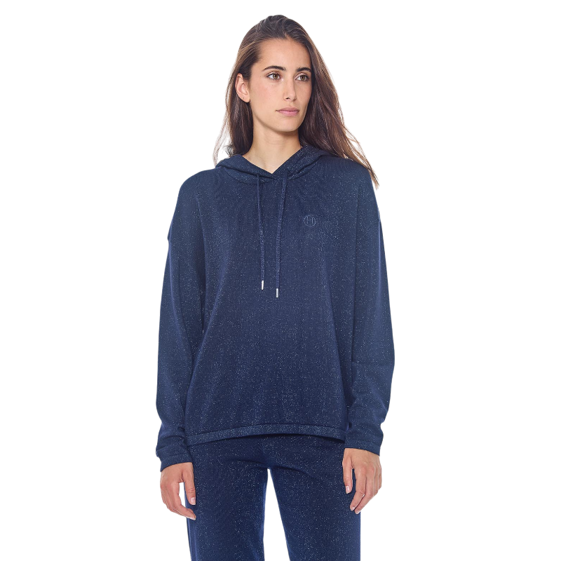 Harcour - Sweat manches longues femme Swambo marine shiny | - Ohlala