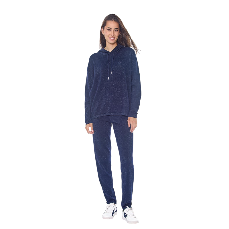Harcour - Sweat manches longues femme Swambo marine shiny | - Ohlala