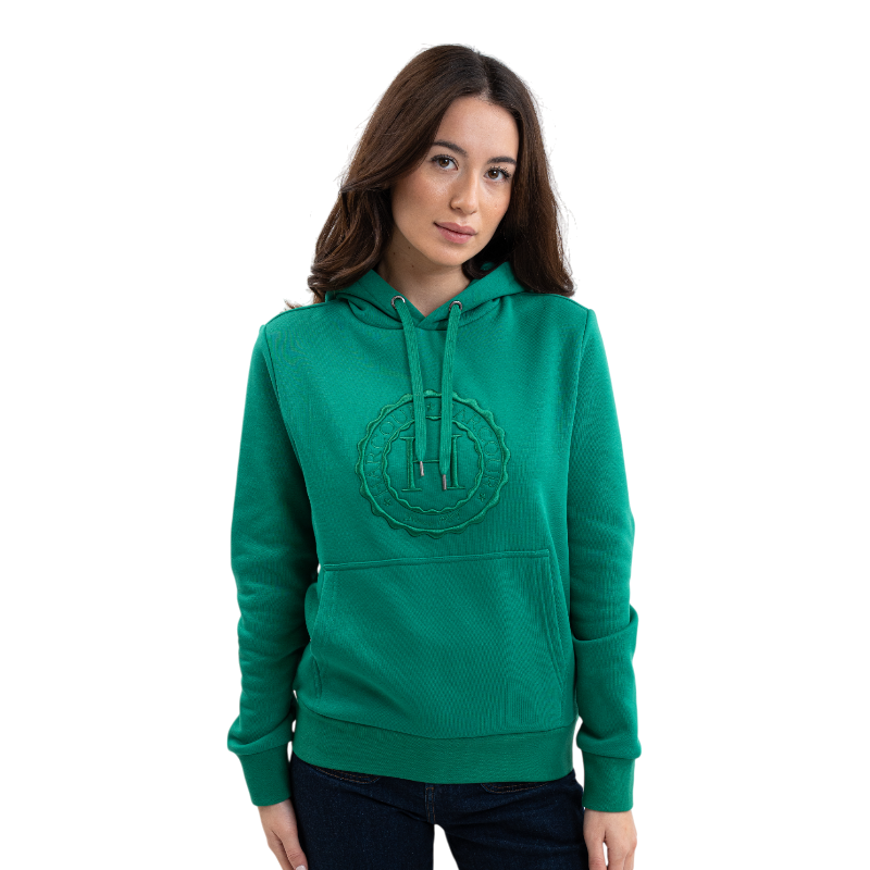 Harcour - Sweat manches longues unisexe Samy emerald green | - Ohlala