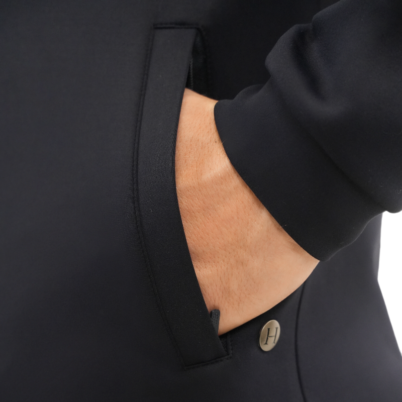 Harcour - Sweat zippé homme Bryss marine | - Ohlala