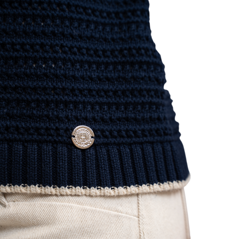 Harcour - T-shirt manches courtes femme Pony marine | - Ohlala