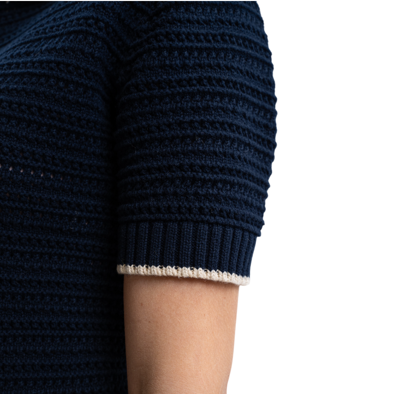 Harcour - T-shirt manches courtes femme Pony marine | - Ohlala