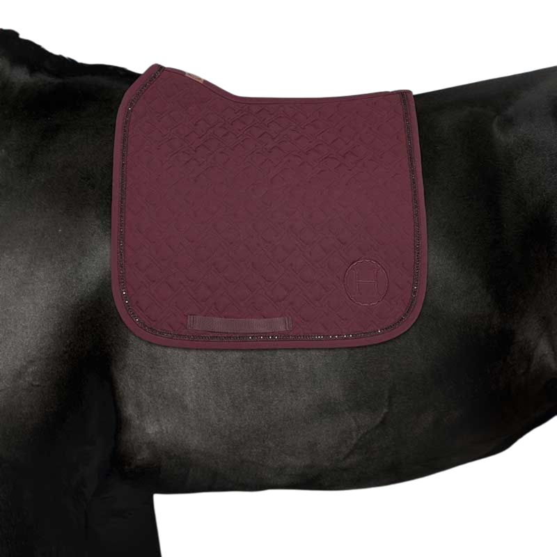 Harcour - Tapis de dressage Saphir aubergine | - Ohlala