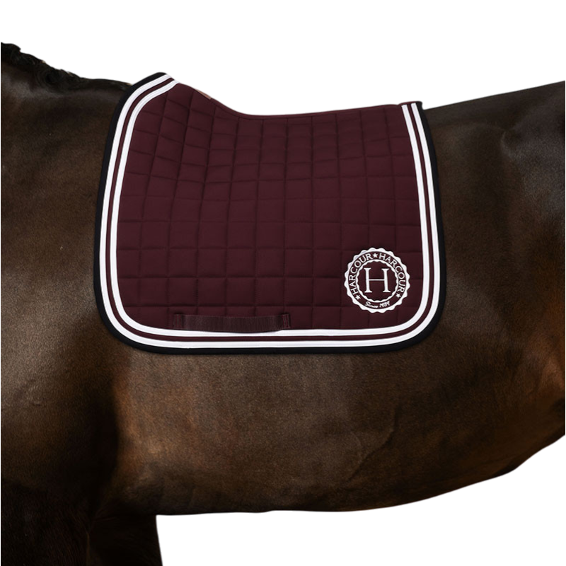 Harcour - Tapis de dressage Soft aubergine | - Ohlala